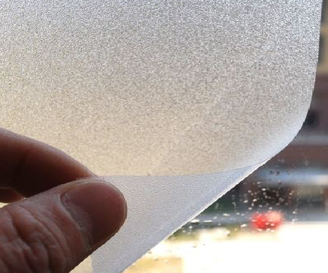 略阳玻璃门外面粘广告用什么材料好？