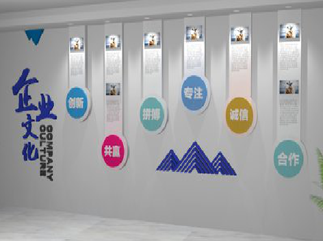 略阳企业文化墙需要传递什么办公文化？